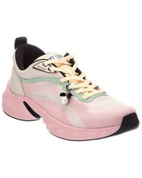 Jimmy Choo - Diamond Run F Leather-Trim Sneaker - Lyst