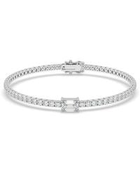 Lab Grown Diamonds - 14K 3.00 Ct. Tw. Lab-Grown Diamond Bracelet - Lyst