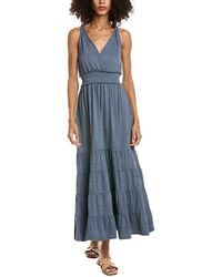 Max Studio - Empire Waist Tiered Maxi Dress - Lyst