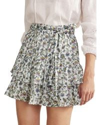 Boden - Tie Waist Crinkle Mini Skirt - Lyst