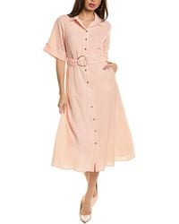 Tahari - The Eden Midi Dress - Lyst