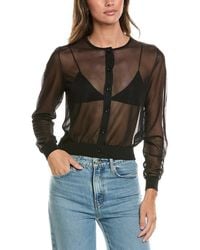 FRAME - The Luxe Cardigan - Lyst