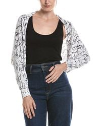 NIC+ZOE - Cursive Shrug Cardigan - Lyst