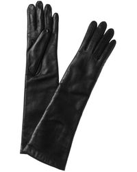 Portolano - Long Cashmere-Lined Leather Gloves - Lyst