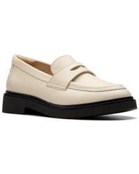 Clarks - Splend Edge Leather Flat - Lyst