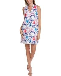 Tommy Bahama - Garden Key Floral Ruffle Linen Mini Dress - Lyst