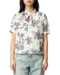 Zadig & Voltaire - Topher Tropical Island Top - Lyst