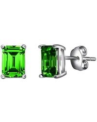 Donatello Gian - Emerald Hoop Earrings - Lyst
