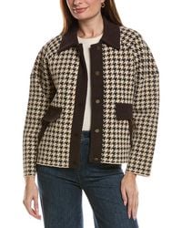 NVLT - Mink Eyelash Coatigan Barn Jacket - Lyst