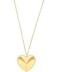 HAWLEY ST - 14K Heart Necklace - Lyst