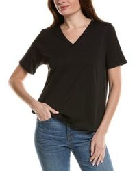 Eileen Fisher - V Neck T Shirt - Lyst