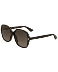 Gucci - Gg0092S 55Mm Sunglasses - Lyst