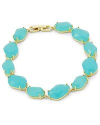 Savvy Cie - 14K Plated Beaded Bracelet - Lyst