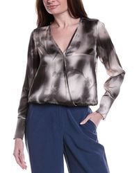 Go> By Go Silk - Gosilk Silk Wrap Top - Lyst