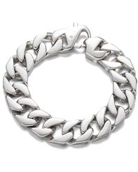 Eye Candy LA - Luxe Collection Titanium Cuban Link Bracelet - Lyst