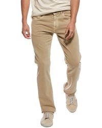 7 For All Mankind - The Straight Left Hand Wheat Jean - Lyst
