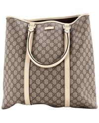 Gucci - Gg Coated Canvas & Leather Joy Tote Large (Authentic Pre-Loved) - Lyst
