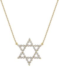 Sabrina Designs - 14k 0.49 Ct. Tw. Diamond Star Of David Necklace - Lyst