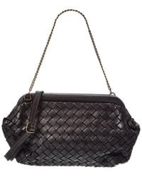 Isabella Rossetti - Quincy Hand Woven Leather Clutch - Lyst