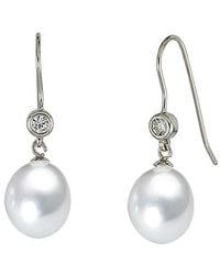 Belpearl - 8Mm Pearl Dangle Earrings - Lyst