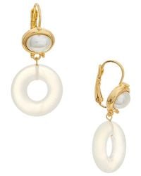 Kenneth Jay Lane - 22K Plated Dangle Earrings - Lyst