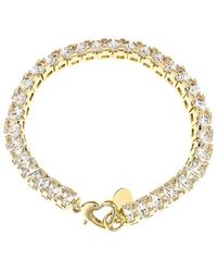 Rivka Friedman - 18K Plated Cz Stackable Bracelet - Lyst