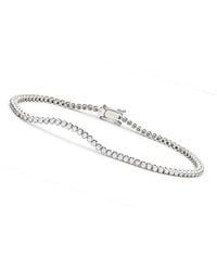 Genevive Jewelry - Silver Cz Bracelet - Lyst