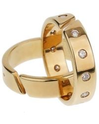 Hermès - 18K 0.40 Ct. Tw. Diamond Paris Rolling Ring (Authentic Pre-Owned) - Lyst