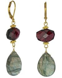Rachel Reinhardt Jewelry - Gemstone Teardrop Earrings - Lyst