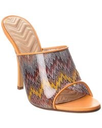 Missoni - Vinyl & Leather Sandal - Lyst