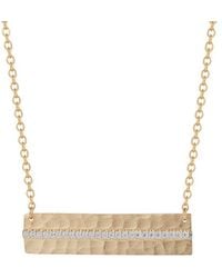 Reiss - 14K 0.15 Ct. Tw. Diamond Necklace - Lyst
