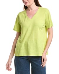 Eileen Fisher - V-Neck T-Shirt - Lyst