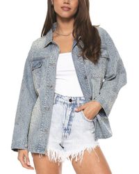 Blue Revival - Starry Night Shacket - Lyst