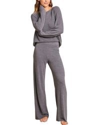 Barefoot Dreams - 2Pc Jersey Roll Pullover & Wide Leg Pant Set - Lyst