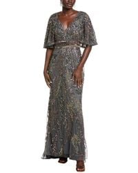 Issue New York - Sequin & Bead Embellished Gown - Lyst