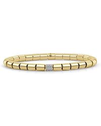 Sabrina Designs - 14k 0.35 Ct. Tw. Diamond Barrel Bead Stretch Bracelet - Lyst