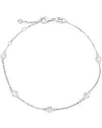 Suzy Levian - 14K 1.00 Ct. Tw. Diamond Station Bracelet - Lyst
