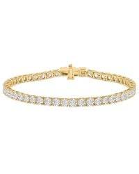 Lab Grown Diamonds - 14K 3.00 Ct. Tw. Lab-Grown Diamond Tennis Bracelet - Lyst
