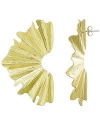 Adornia - Plated Wave Statement Earrings - Lyst