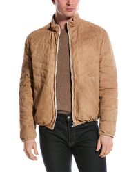 Brunello Cucinelli - Leather Jacket - Lyst