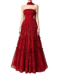 Linda Charm - Sleeveless Maxi Dress - Lyst