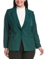 Tahari - Plus Solid Blazer - Lyst