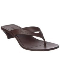 Gucci - Vittoria Rubber Sandal - Lyst