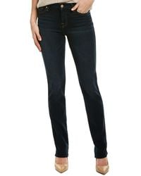 7 For All Mankind 7 For All Mankind Kimmie Dark Moonbay Straight Leg - Blue