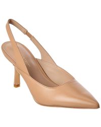Stuart Weitzman - Zuri 75 Leather Slingback Pump - Lyst