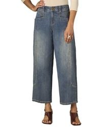 Wit & Wisdom - Mid Artisanal High Rise Barely Barrel Jean - Lyst