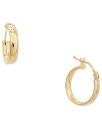 Italian Gold - 18K Earrings - Lyst