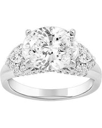Ethos Creations - Brilliant Bloom 14K 3.75 Ct. Tw. Lab-Grown Diamond Bridal Ring - Lyst