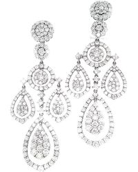 Diana M. Jewels Fine Jewellery 18k 7.82 Ct. Tw. Diamond Chandelier Earrings - Multicolour