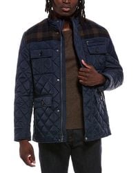 Cole Haan - Signature Quilted Wool-Blend Yoke Coat - Lyst